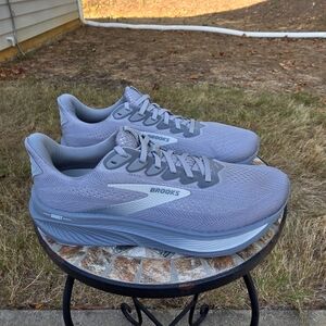 Brooks Ghost 17 1104421D041 Primer Gray Running Shoes Sneakers Men Sz 9 Worn 1x